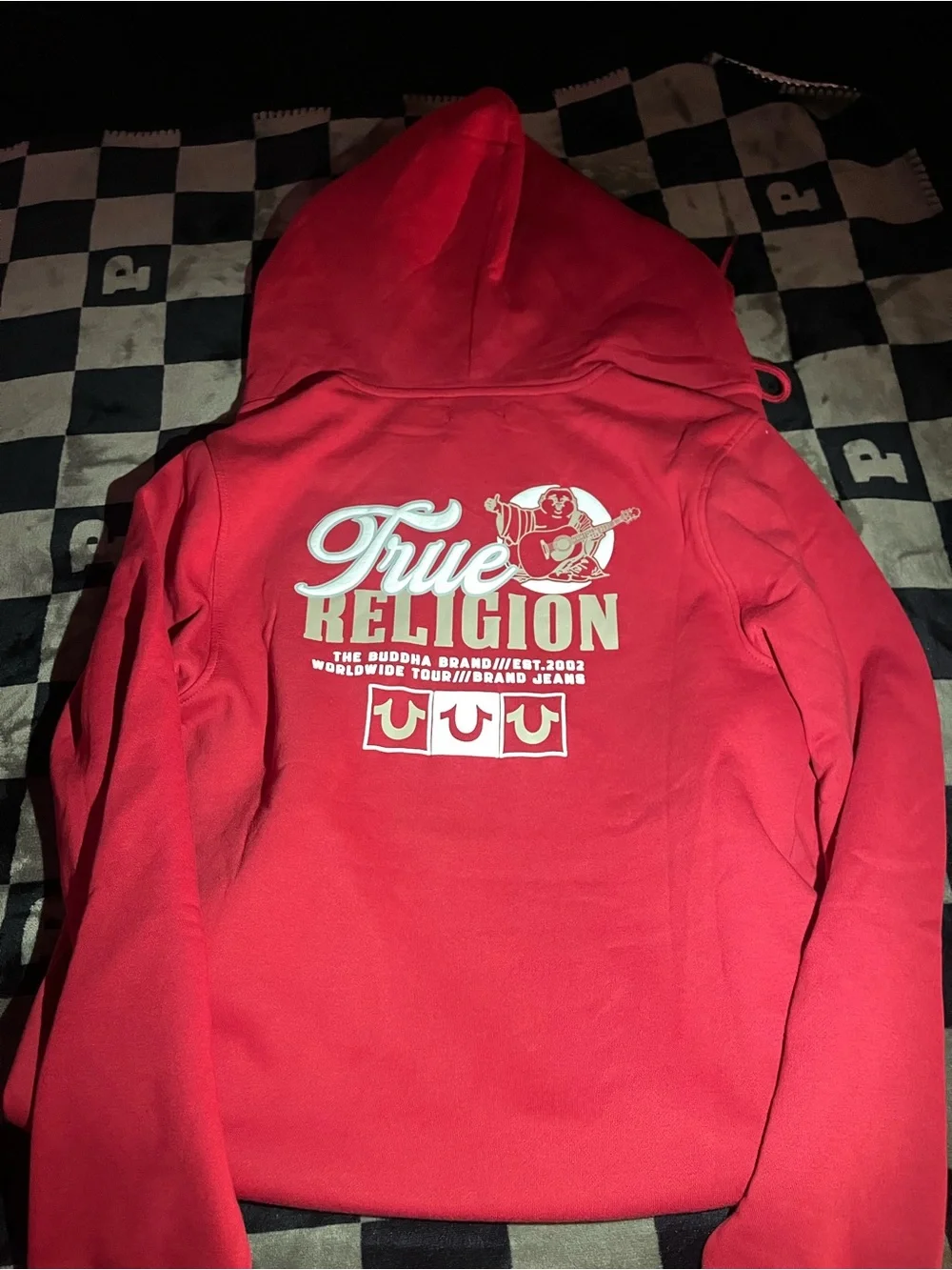 True Religion Mens Red hoodie